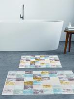 Vonios kilimėlių rinkinys Foutastic 299ANR1554, įvairių spalvų, 150 cm x 60 cm