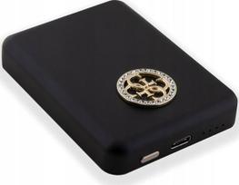 magsafe power bank - Guess GUPBM5AL4DMK, 5000mAh, 15W, juodas (black) - 1 nuotrauka