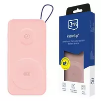 magsafe power bank apple - 3MK PastelUp 10000mAh 22.5W, rožinė (pink) - 1 nuotrauka