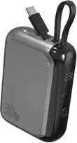 isorine baterija 10000mah 30w - 4smarts Pocket 10000mAh 30W pilka - 1 nuotrauka