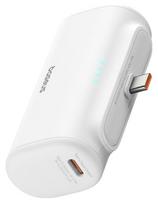 baseus 20w power bank - Baseus Compact, 5000mAh, 20W, balta - 1 nuotrauka