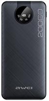 nesiojami ikroviklei - Awei P134K, 20000mAh, juodas (black) - 1 nuotrauka