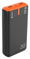 isorine baterija 20000mah - Tracer EnerGen TRABAT47516 20000mAh, juodas/oranžinis - 1 nuotrauka