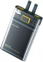 22.5w 10000mah - WEKOME Vanguard WP-323, 10000mAh, 22.5W, juodas (black) - 1 nuotrauka