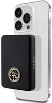 metalas - Guess GUPBM3AL4DMK, 3000mAh, 5W, MagSafe 4G, juodas (black) - 1 nuotrauka