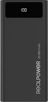 RealPower PB-20k PD, 20000mAh, juodas (black)