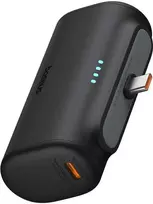 baseus 20w power bank - Baseus Compact P10068306113-00, 5000mAh, 20W, juodas - 1 nuotrauka