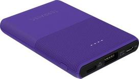 5000 mah power bank - TerraTec P50 Pocket 5000mAh, violetinė - 1 nuotrauka