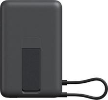 magnetinis power bank - Xiaomi Magnetic Power Bank 10000 with Built-in Stand, 10000mAh, pilkas (gray) - 4 nuotrauka