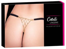 Cottelli lingerie Thong Rhinestones S-L kelnaitės, stringai