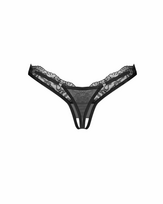 stringai moterims - Obsessive obs Thong open 2XL/3XL kelnaitės, stringai - 4 nuotrauka