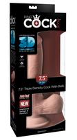 King Cock Plus kcp 7.5 Triple Density Cock wi realistiškas dildo