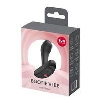 vibratorius masturbatorius - Fun Factory Bootie Vibe Black Vibruojantis analinis dildo - 1 nuotrauka