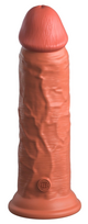 falo imitatoriai - King Cock Elite kce 8 dd Vibrating Cock Tan realistiškas dildo - 4 nuotrauka