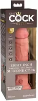 falo imitatoriai - King Cock Elite kce 8 dd Vibrating Cock Light realistiškas dildo - 1 nuotrauka