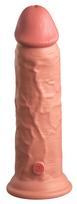 falo imitatoriai - King Cock Elite kce 8 dd Vibrating Cock Light realistiškas dildo - 5 nuotrauka
