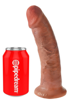 falo imitatoriai - King Cock kc 9" Cock Tan realistiškas dildo - 5 nuotrauka