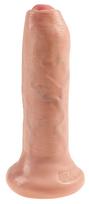 falo imitatoriai - King Cock 6in. Uncut - Flesh realistiškas dildo - 3 nuotrauka