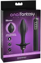 pripuciamas analinis - Anal Fantasy Elite afe Auto-Throb Inflatable Plug Vibruojantis analinis dildo - 1 nuotrauka