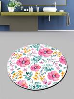 Vonios grindų kilimėlis Foutastic Azalea 359CHL2557, įvairių spalvų, 120 cm x 120 cm