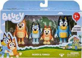 bluey - BLUEY - 4 figūrėlių pakuotė - Family pack (90077) - 1 nuotrauka