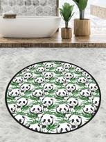 Vonios grindų kilimėlis Foutastic Panda 359CHL4578, įvairių spalvų, Ø 100 cm