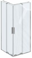 Dušo kabina Ravak RORV2 X14V70C00Z1, kvadratinė, be padėklo, 90 cm x 90 cm x 195 cm, skaidri sp./sidabro sp./skaidrus