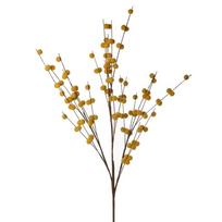 Dirbtinė šakelė Flore 695, geltona sp., 89 cm