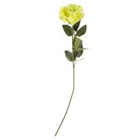 Dirbtinė gėlė, rožė, žalia sp., 60 cm