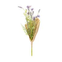 Dirbtinių gėlių puokštė Domoletti, violetinė sp., 79 cm
