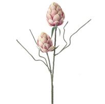 Dirbtinė gėlė Flore Flower Decor, žalia sp./rožinė sp., 93 cm