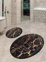 Vonios kilimėlių rinkinys Foutastic Goldes 359CHL2402, įvairių spalvų, 100 cm x 60 cm