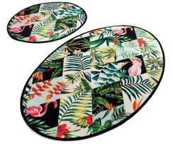 Vonios kilimėlių rinkinys Foutastic Patch 359CHL2345, įvairių spalvų, 100 cm x 60 cm