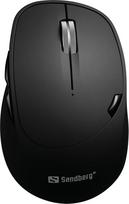 bluetooth peles - Sandberg Wireless Mouse Pro Recharge Juodas (Black) - 1 nuotrauka
