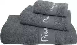 vonios ranksluosciai 70 140 - Pierre Cardin rankšluosčių komplektas 1117 Morning Grey, 3 vnt - 1 nuotrauka