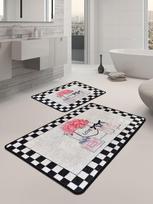 Vonios kilimėlių rinkinys Foutastic Parfume 359CHL2365, įvairių spalvų, 100 cm x 60 cm