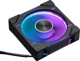 juodi rgb ventiliatoriai - Phanteks D30 PWM Reverse Airflow D-RGB 120mm Black - 1 nuotrauka