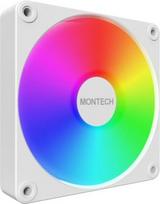 argb fan 120 mm - Montech GF120 V2 ARGB PWM White 120mm Ventiliatorius - 1 nuotrauka