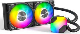 water cooler - Montech Hyper Flow ARGB AIO Water Cooler 240 mm Black - 1 nuotrauka