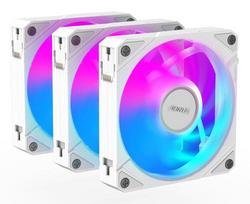 120mm fan - Gigabyte AORUS EZ CHAIN FAN 120 ICE White (baltas), 3 vnt. - 1 nuotrauka