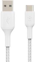 Belkin Braided USB To USB Type-C Cable 15cm White