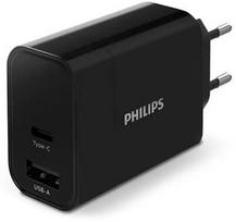 Philips High Power Dual USB Charger Black