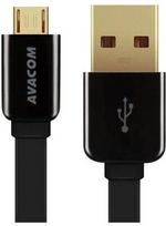 Avacom Flat USB To Micro USB Cable 1.2m Black