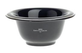 Edwin Jagger RN116 Shaving Bowl Porcelianinis skutimosi dubenėlis (juodas), 1 vnt.