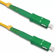 Qoltec 54286 Optic Patchcord SC/APC-SC/APC Singlemode 9/125 G652D Simplex 10m Geltona (Yellow)
