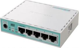 mikrotik hex s - MikroTik RouterBOARD hEX E50UG, balta (White) - 1 nuotrauka