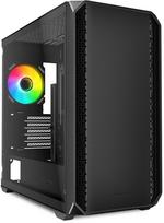 atx korpusai - Sharkoon MK2 RGB Micro-ATX, grūdintas stiklas Juodas (Black) - 1 nuotrauka