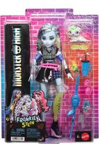 frankie stein monster high - Mattel Monster High lėlė Frankie Stein JHK31, 28 cm, juoda (Black) - 1 nuotrauka