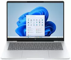 hp i5 16 512 - HP OmniBook 7 AI 14-fr0003nw, Ultra 5 225U, 16 GB, 512 GB, 14" 2K OLED, Windows 11 Pro, Srebrinis (Silver) - 1 nuotrauka