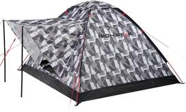 tipi palapine - Trivietė palapinė High Peak Beaver 3, balta sp./juoda sp./pilka sp., 200 cm x 180 cm x 120 cm - 1 nuotrauka
